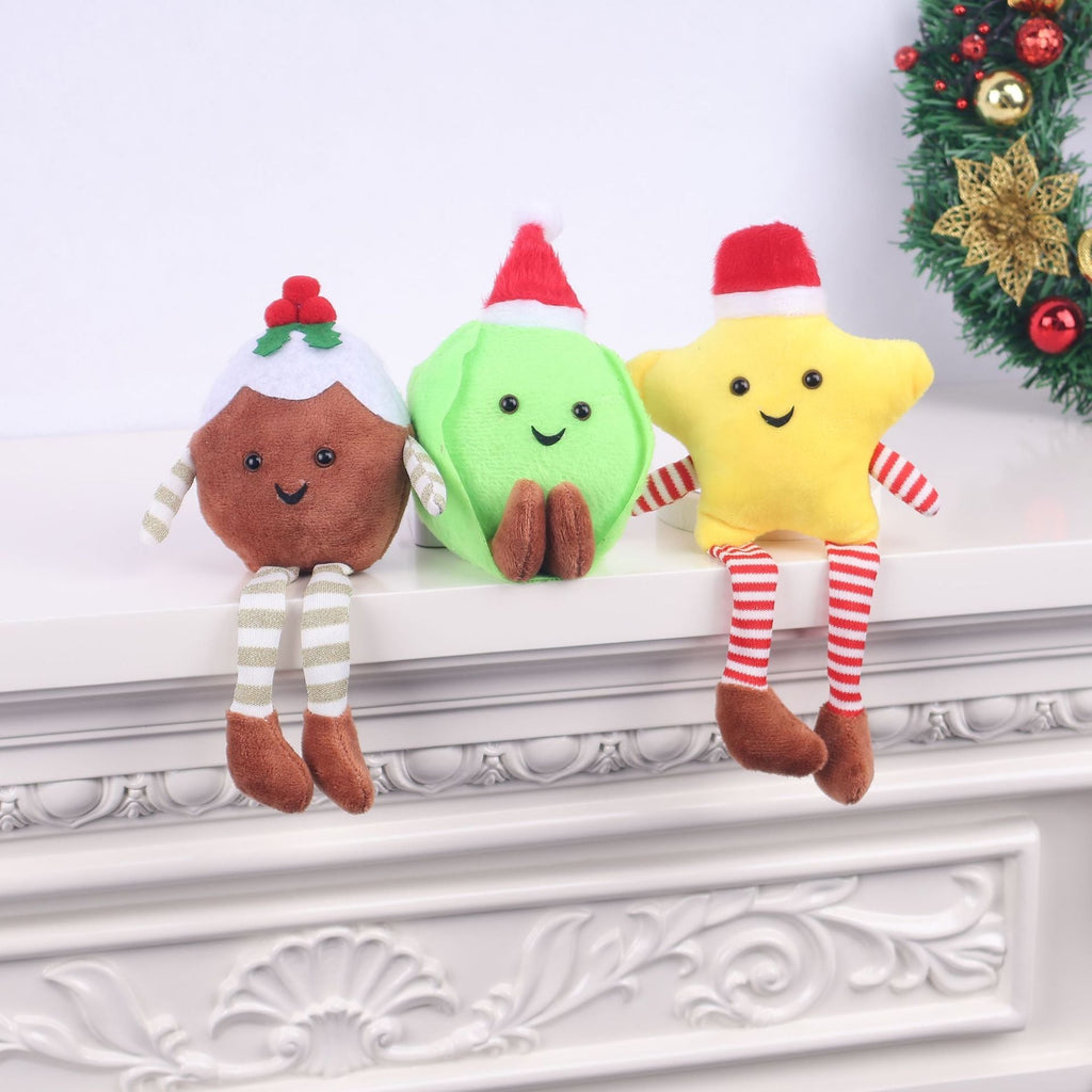 Cross-Border Christmas Decorations Cute Plush Dolls Home Party Doll