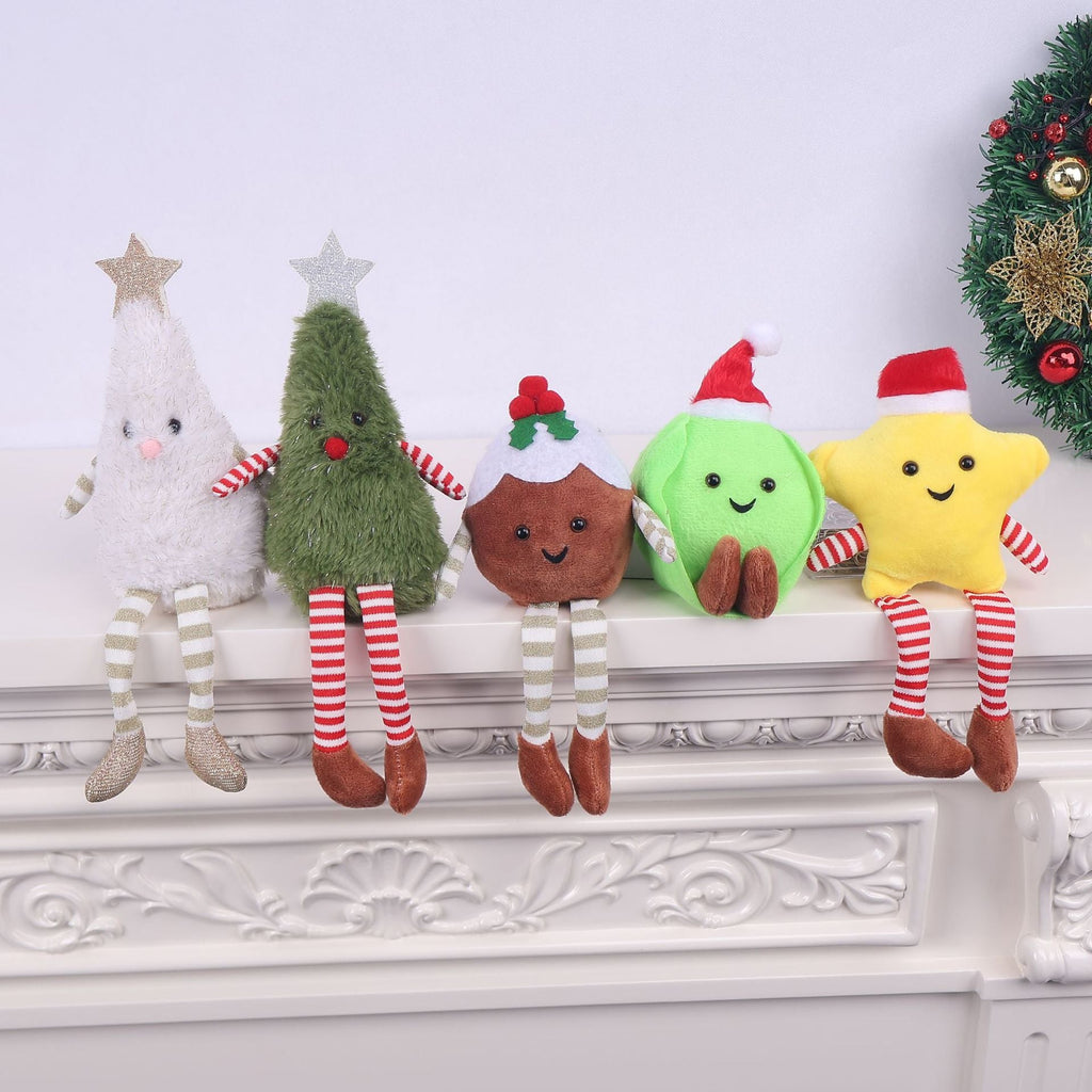 Cross-Border Christmas Decorations Cute Plush Dolls Home Party Doll