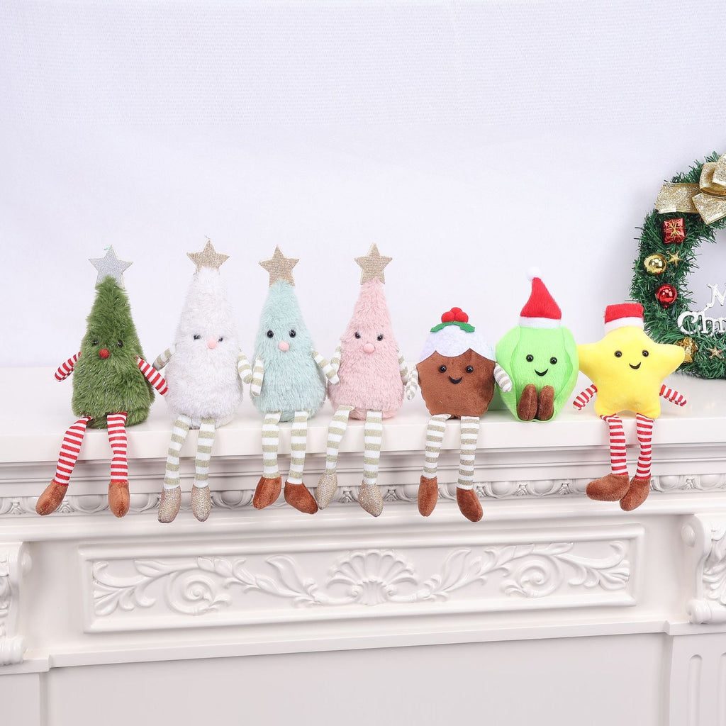 Cross-Border Christmas Decorations Cute Plush Dolls Home Party Doll